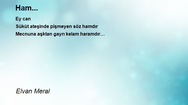 Elvan Meral