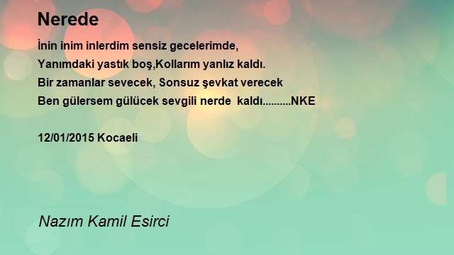 Nazım Kamil Esirci