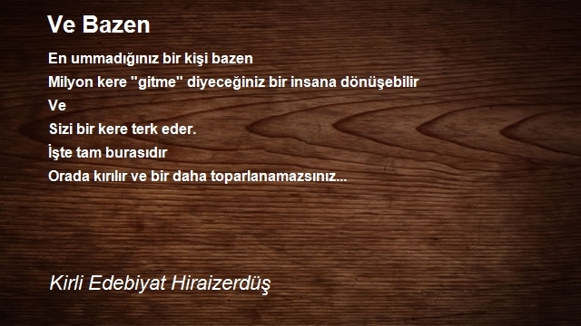 Kirli Edebiyat Hiraizerdüş