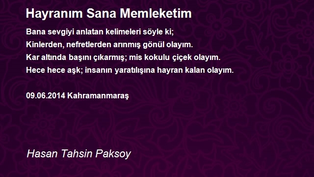 Hasan Tahsin Paksoy