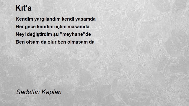 Sadettin Kaplan