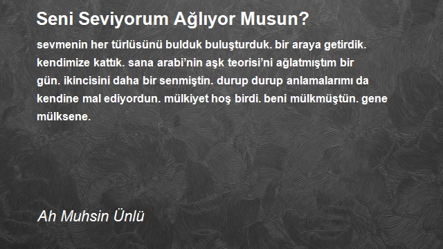 Ah Muhsin Ünlü