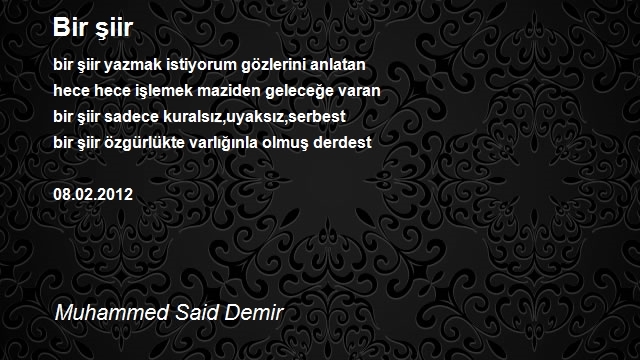 Muhammed Said Demir