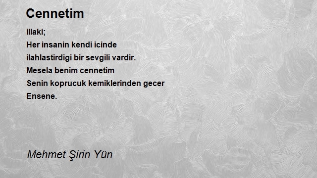 Mehmet Şirin Yün