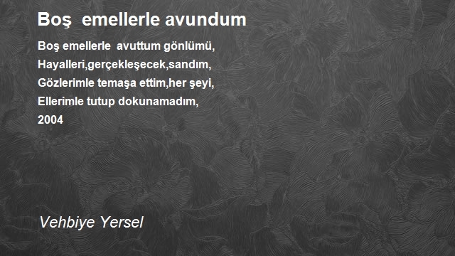 Vehbiye Yersel