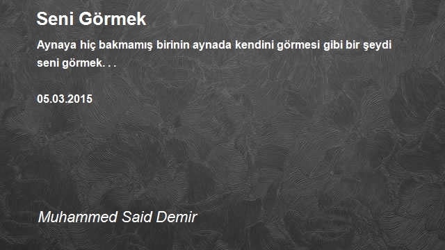 Muhammed Said Demir