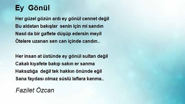 Fazilet Özcan