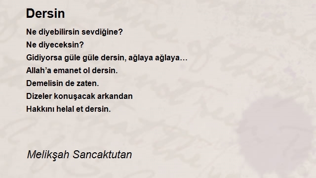 Melikşah Sancaktutan