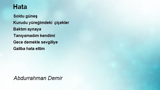 Abdurrahman Demir