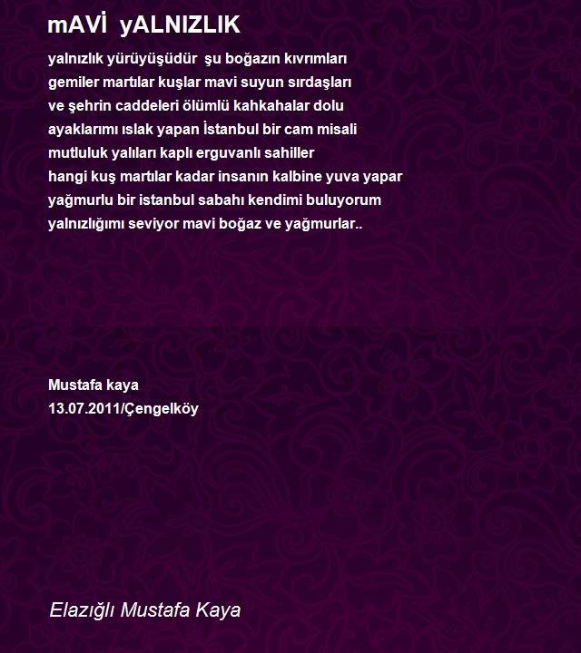 Elazığlı Mustafa Kaya