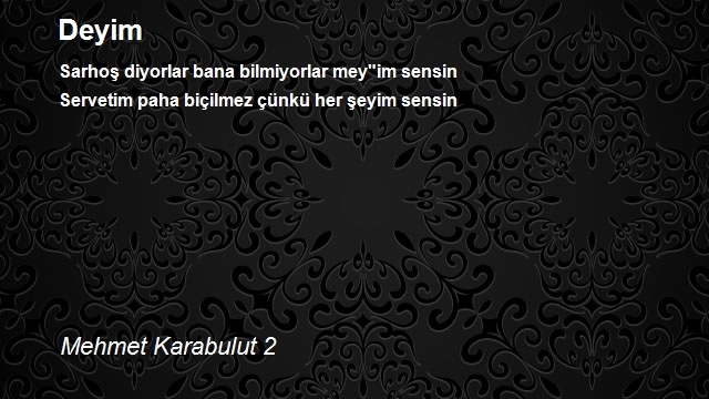 Mehmet Karabulut 2