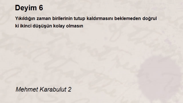 Mehmet Karabulut 2