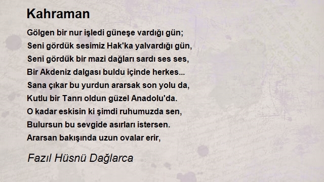 Fazıl Hüsnü Dağlarca