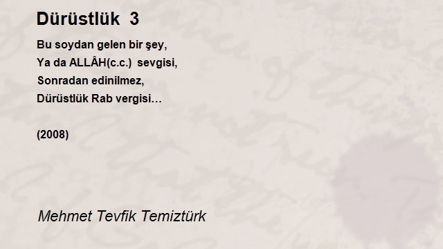 Mehmet Tevfik Temiztürk