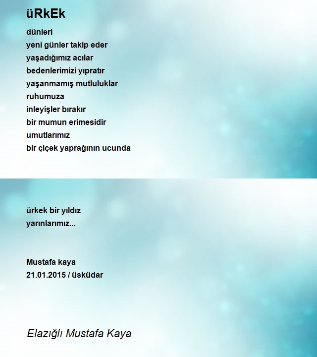 Elazığlı Mustafa Kaya