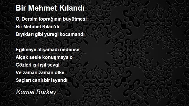 Kemal Burkay