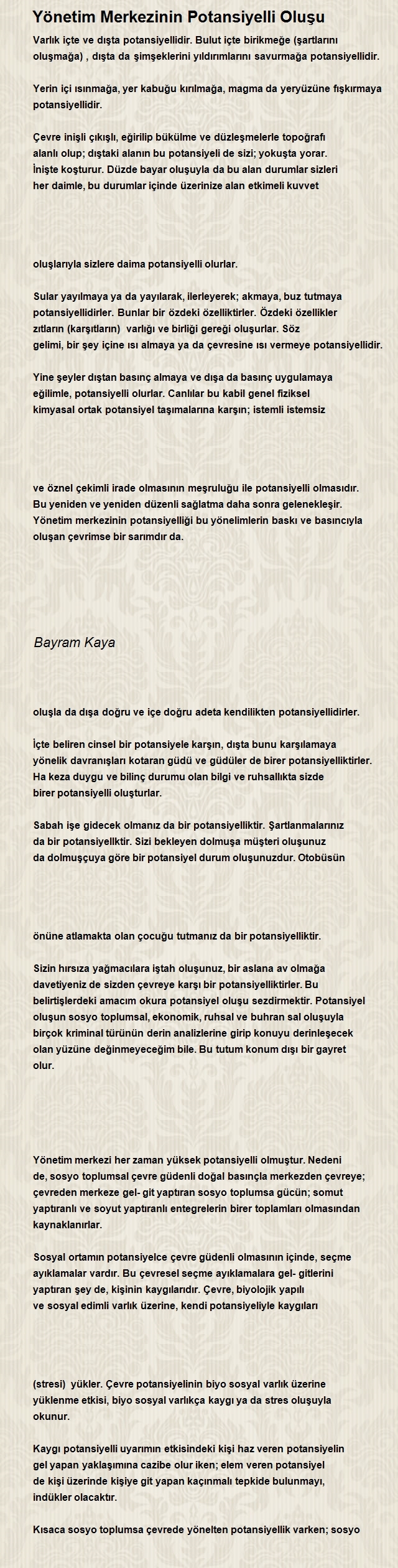 Bayram Kaya