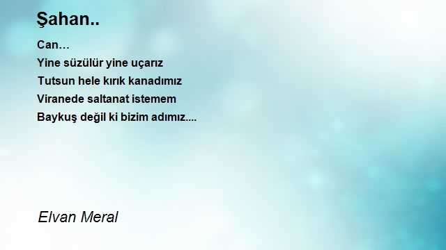 Elvan Meral