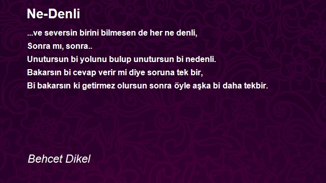 Behcet Dikel