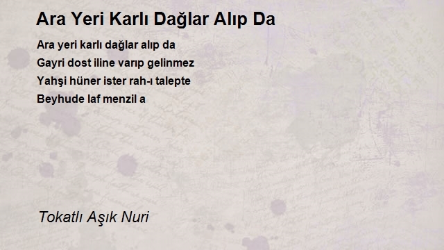 Tokatlı Aşık Nuri