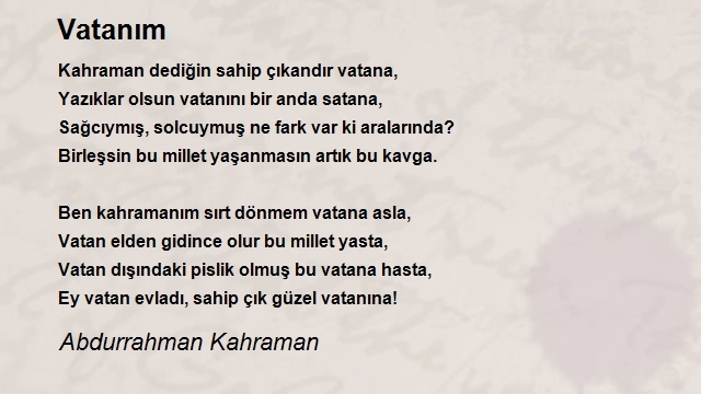 Abdurrahman Kahraman