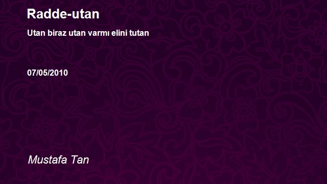 Mustafa Tan