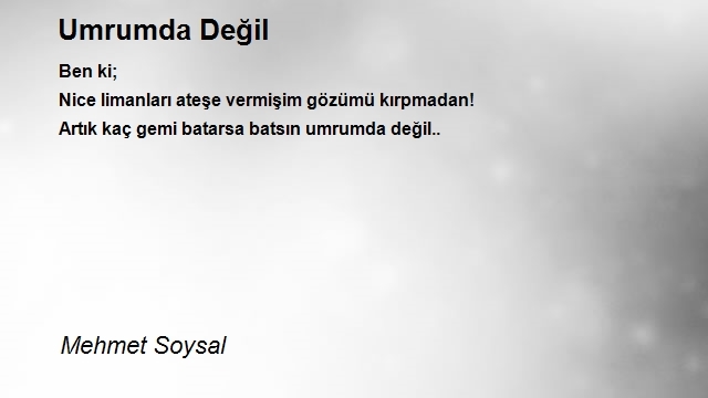 Mehmet Soysal