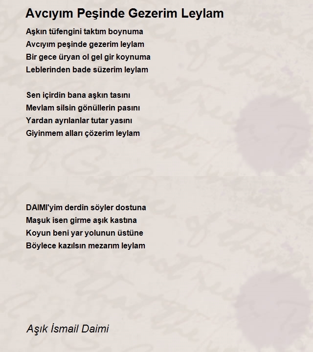 Aşık İsmail Daimi