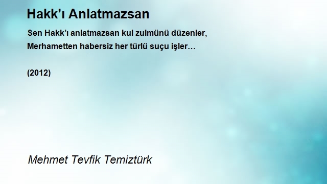 Mehmet Tevfik Temiztürk