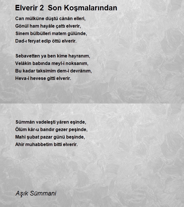 Aşık Sümmani