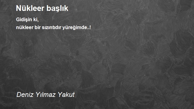 Deniz Yılmaz Yakut