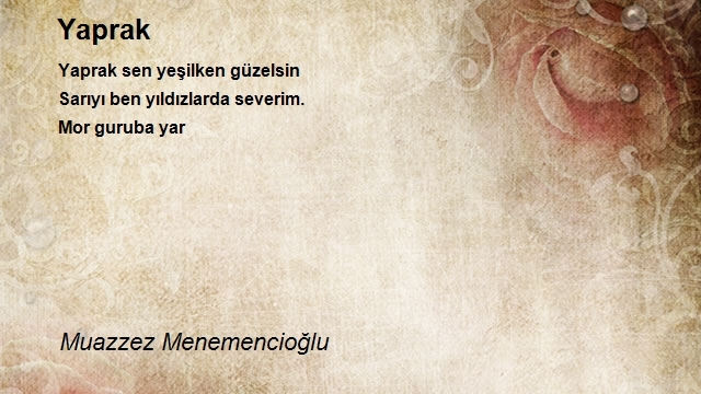 Muazzez Menemencioğlu