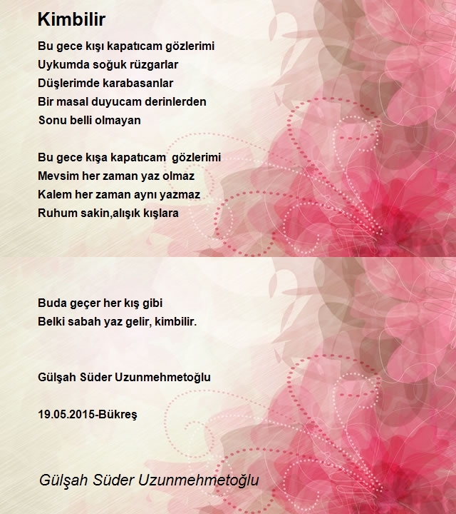 Gülşah Süder Uzunmehmetoğlu