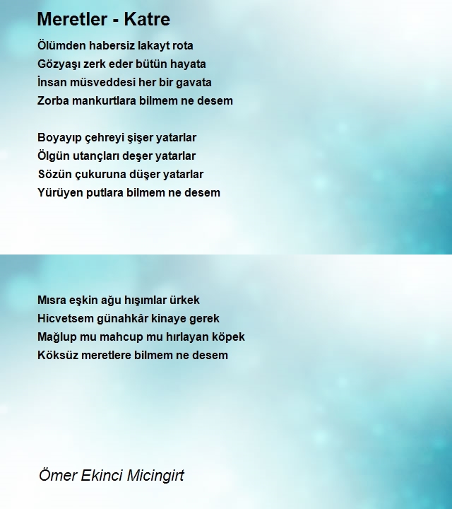 Ömer Ekinci Micingirt