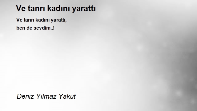 Deniz Yılmaz Yakut