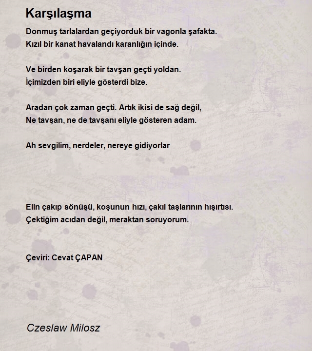 Czeslaw Milosz