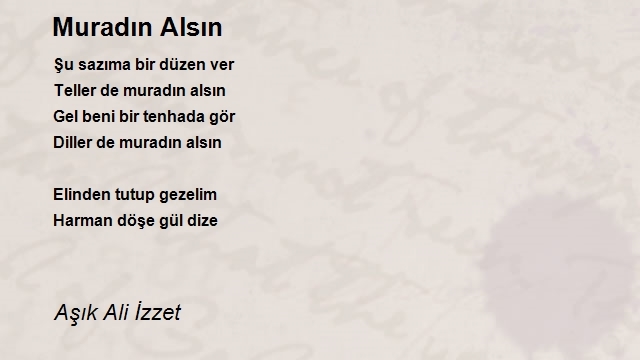 Aşık Ali İzzet