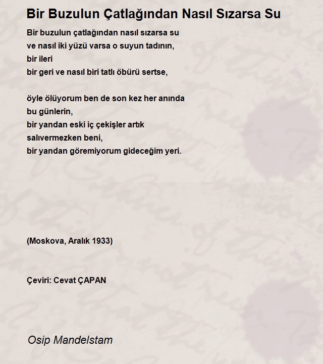 Osip Mandelstam