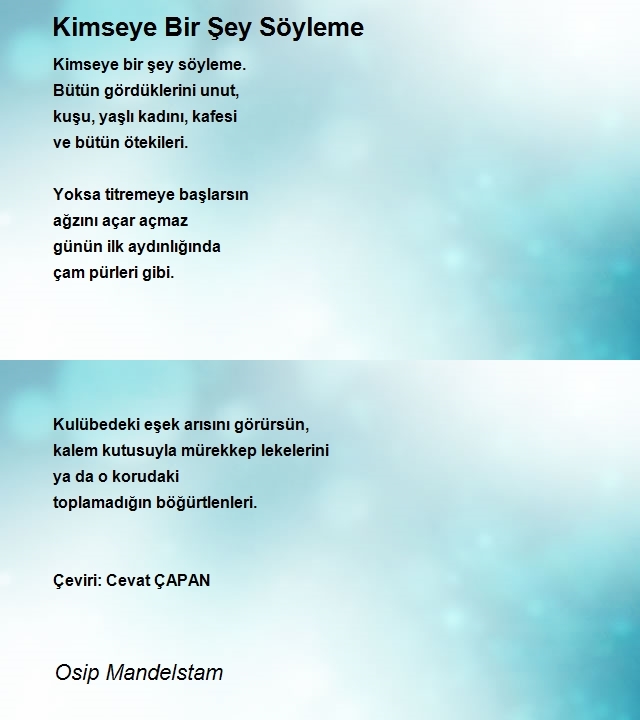 Osip Mandelstam