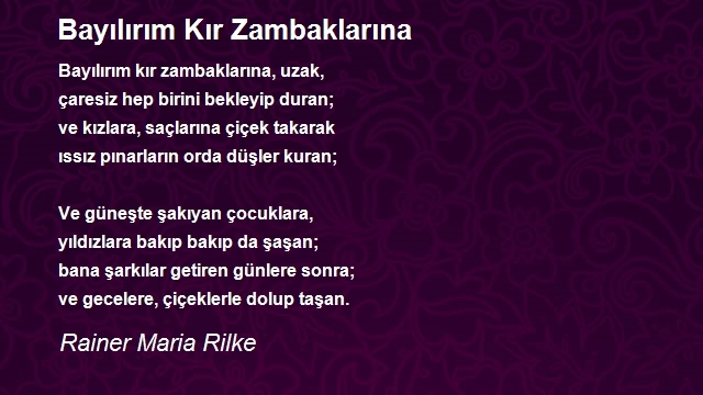 Rainer Maria Rilke