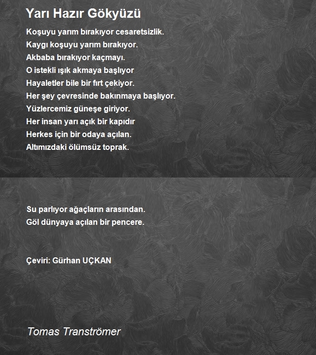 Tomas Tranströmer