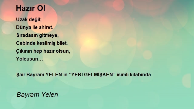 Bayram Yelen