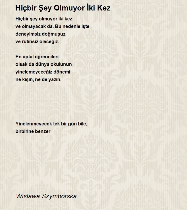 Wislawa Szymborska