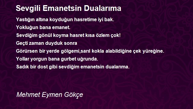 Mehmet Eymen Gökçe