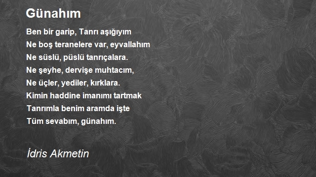 İdris Akmetin