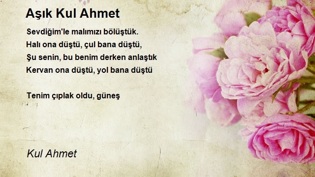 Kul Ahmet