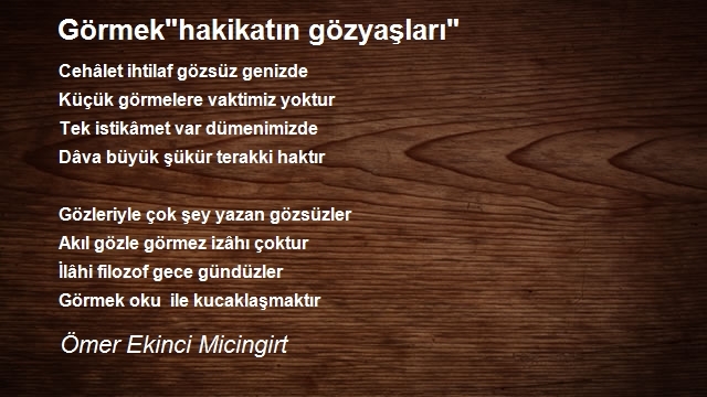 Ömer Ekinci Micingirt