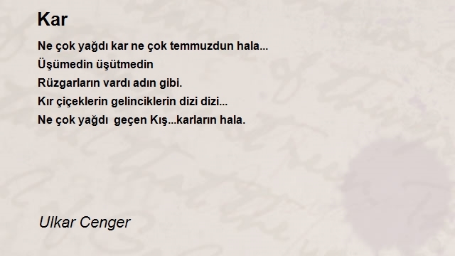 Ulkar Cenger