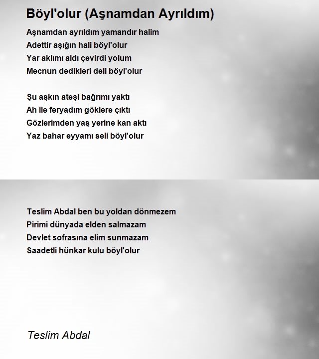 Teslim Abdal