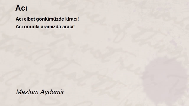 Mazlum Aydemir